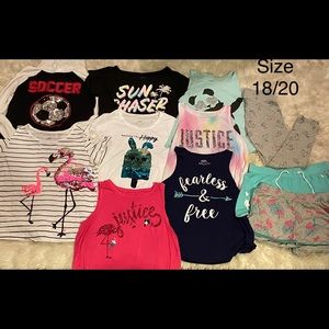 Girls Spring/ Summer Clothing Bundle Size 18/20